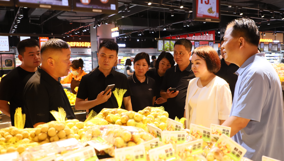 山东乐家勋超市、佳和超市人员到我公司参观学习